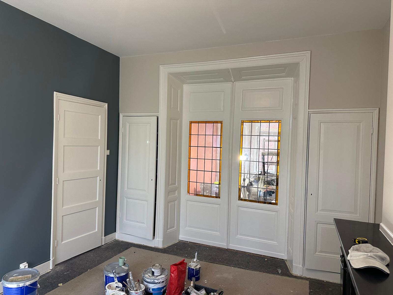 Peinture décorative — Peinture décorative d'un séjour et d'une chambre à Courbevoie en 4 jours (photo 1)