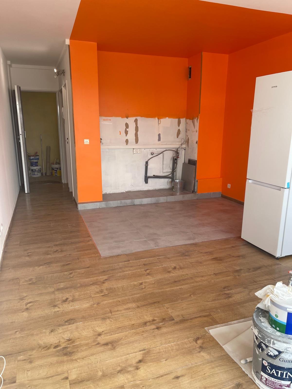 Préparation des murs